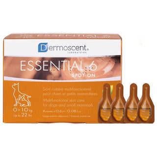Dermoscent Essential 6 Spot-On for Small Dogs up to 22 lbs (4 count)