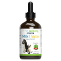 4 oz bottle of pet wellbeing milk thistle for cats