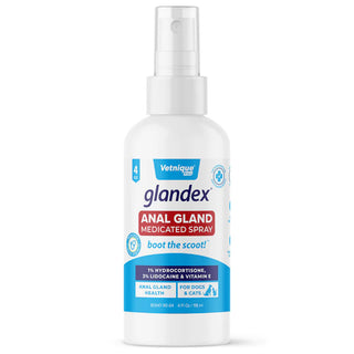 Glandex Medicated Relief Spray for Dogs & Cats (4 oz)