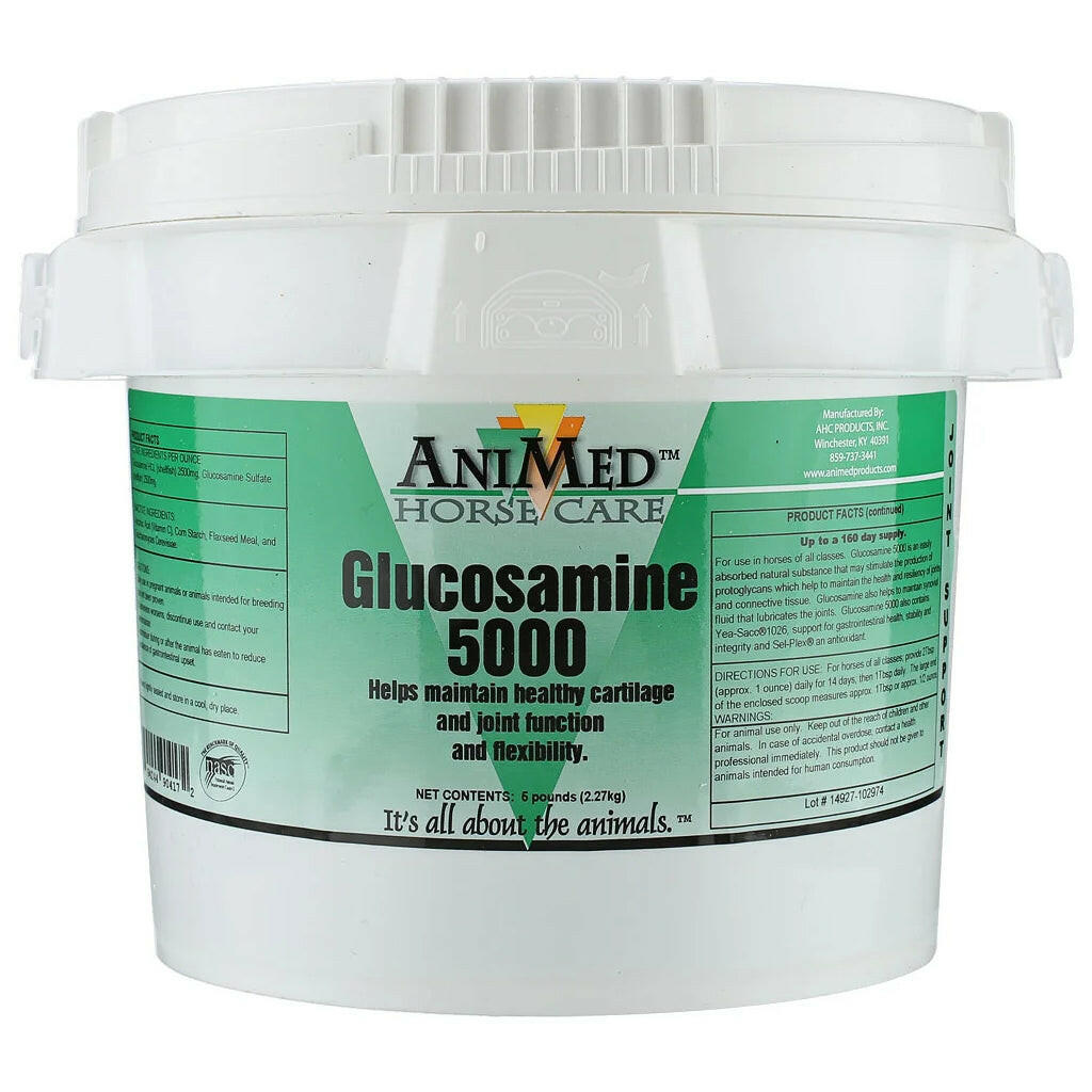 AniMed Glucosamine 5000 Joint Supplement For Horses (5 lbs)