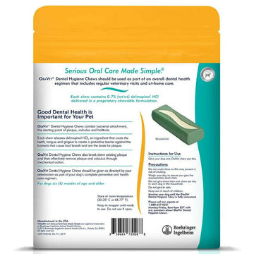 ORAVET Dental Hygiene Chews For Extra Small Dogs 3.5-9 lbs (30 chews)