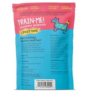 Crazy Dog Train-Me! Training Treats Bacon Flavor For Dogs (16 oz)