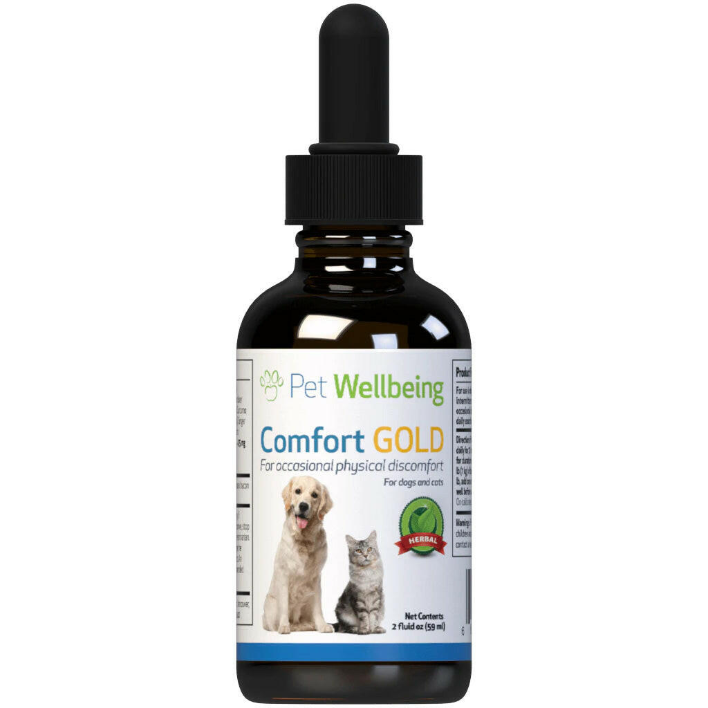 Comfort Gold is a supplement made by Pet Wellbeing for cats. 