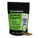 Pet Honesty Hairball Support Remedy Dual Texture Chew Supplement for Cats (3.7 oz)