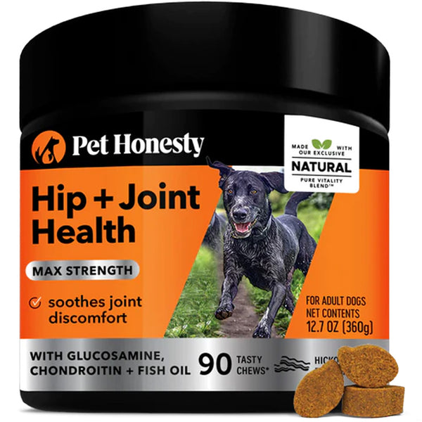 Pet Honesty Hip + Joint Health Max Strength Soft Chews for Dogs (90 ct)