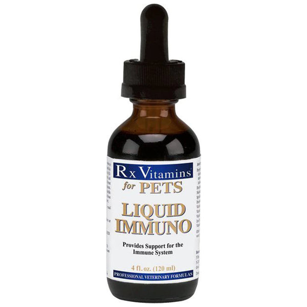 Rx Vitamins Liquid Immuno For Dogs & Cats - Bacon Flavor (4 oz)