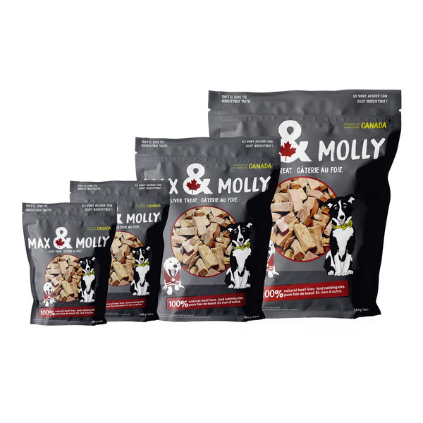 Max and Molly Freeze Dried Liver Treats For Dogs (18 oz)