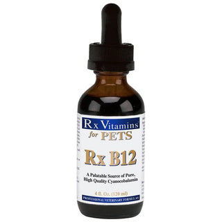 Rx Vitamins Rx B12 Liquid Digestive Supplement For Dogs and Cats (4 oz)