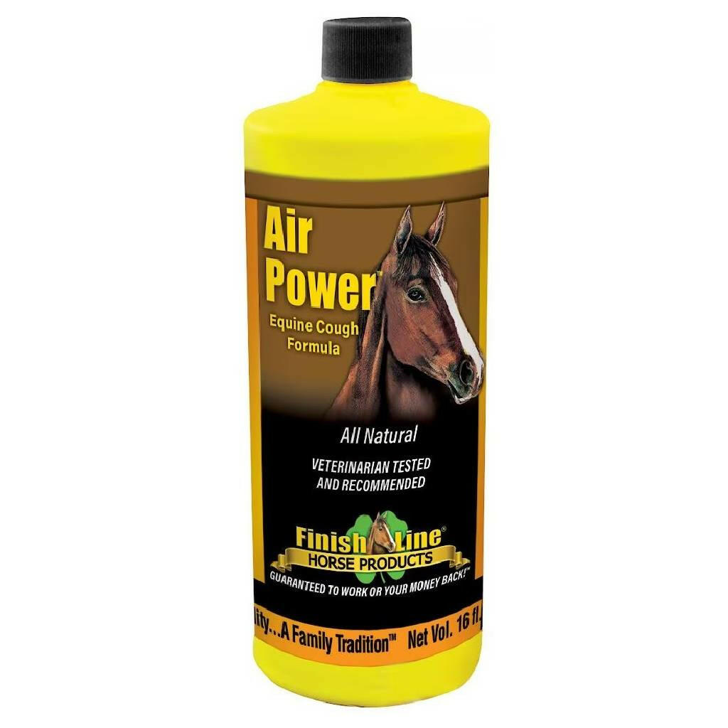 Finish Line Air Power All Natural Cough Formula Liquid Supplement for Horses