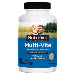 Nutri-Vet Multi-Vite Vitamin & Mineral Support for Dogs (120 chewable tablets)