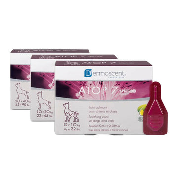 Dermoscent Atop-7 SpotOn for Medium Dogs & Cats 22-45 lbs. (4 count)