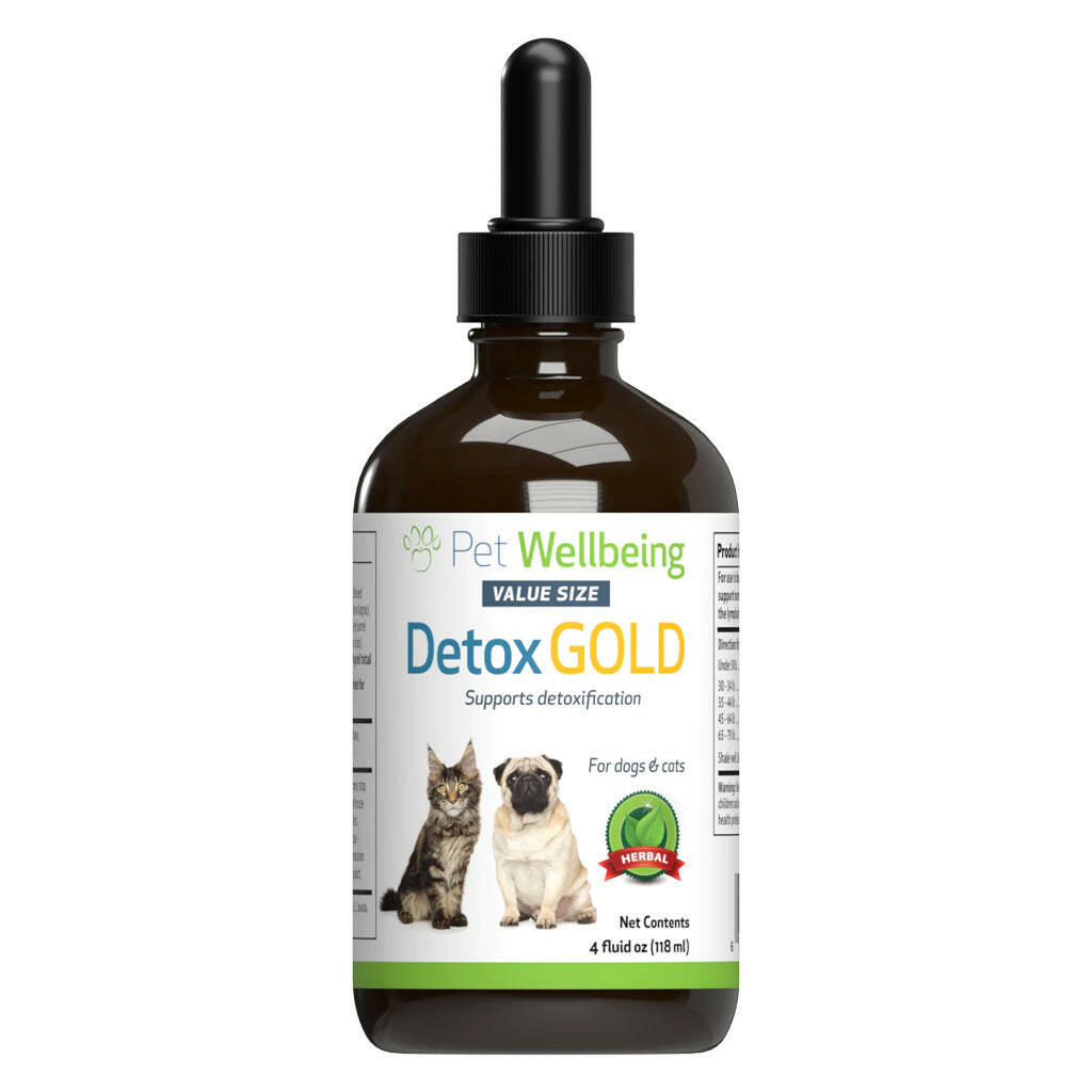 Detox Gold for Dogs - Gentle Detoxification & Elimination Support