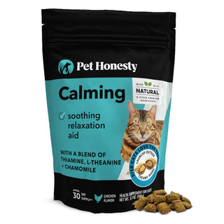 Pet Honesty Calming Dual Texture Chew Supplements for Cats (3.7 oz)