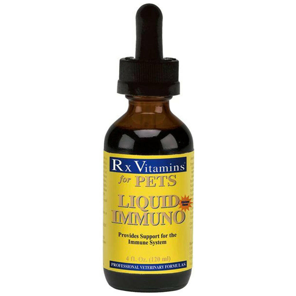 Rx Vitamins Liquid Immuno For Dogs & Cats Chicken Flavor (4 oz)