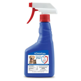 Adams Plus Flea and Tick Spray For Dogs & Cats (16 oz)