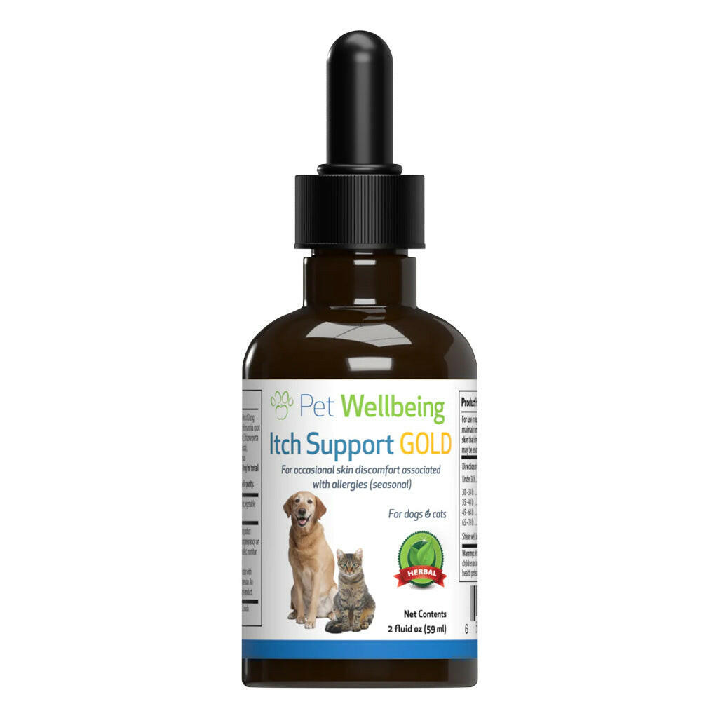 Itch support gold for cats is a natural allergy supplement for cats