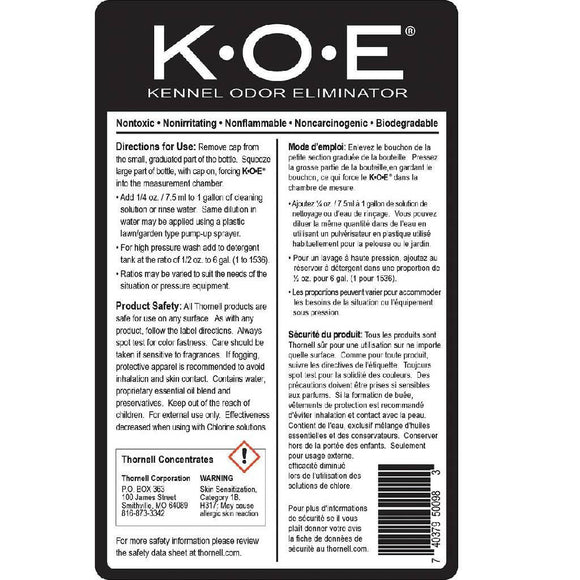 KOE Kennel Odor Eliminator Concentrate (16 oz)