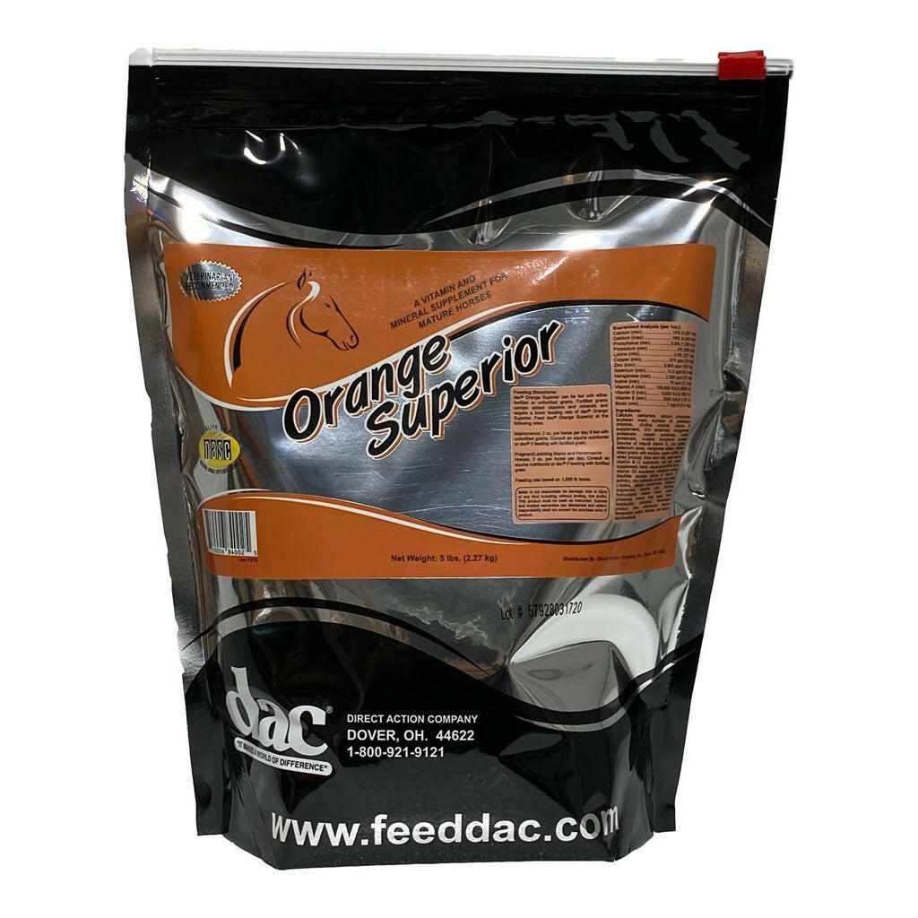 DAC Orange Superior Vitamin and Mineral Supplement for Horses (5 lb)