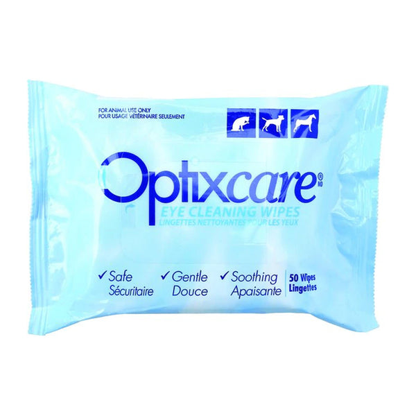 Optixcare Dog & Cat Eye Cleaning Wipes (50 count)