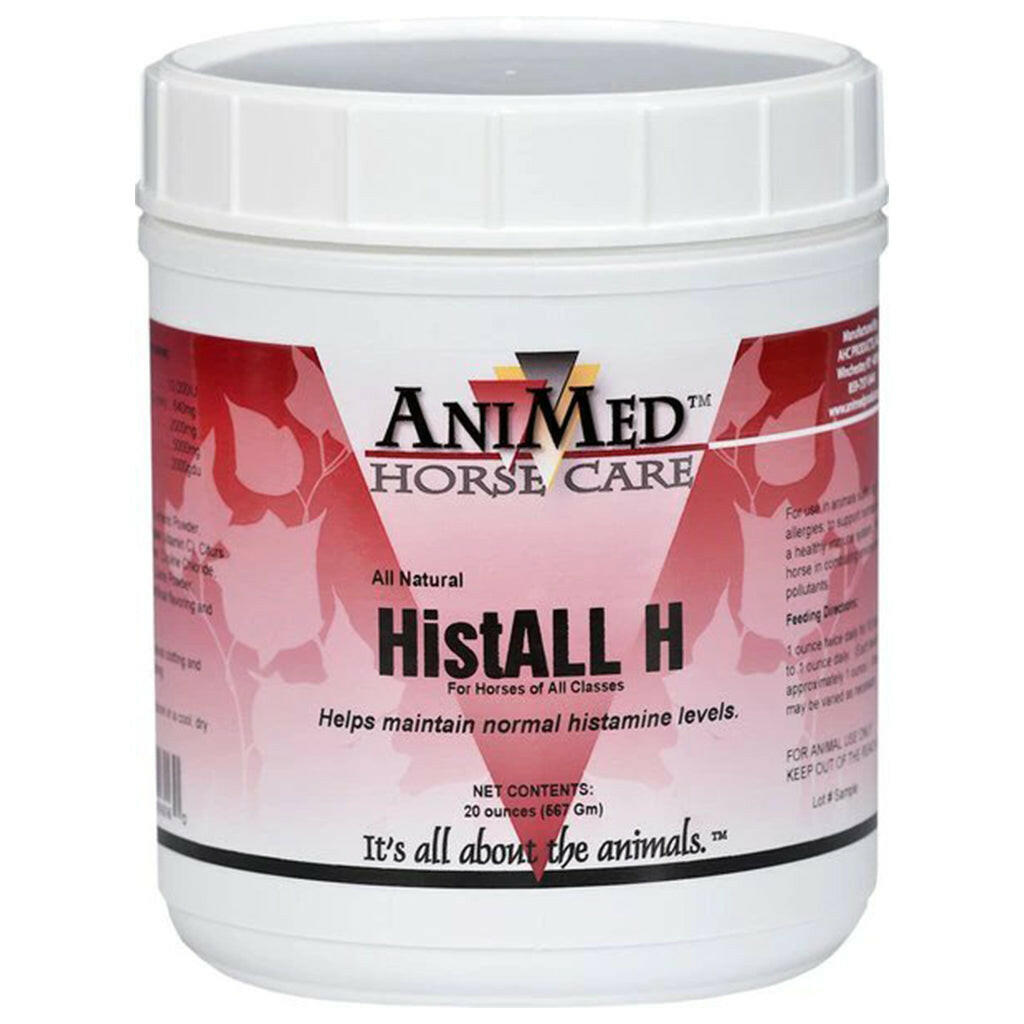 AniMed HistAll-H Allergy Relief Powder Supplement for Horses (20 oz)