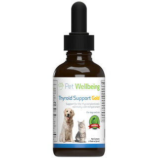 Thyroid support gold for cats contains natural ingredients to combat feline hyperthyroidism