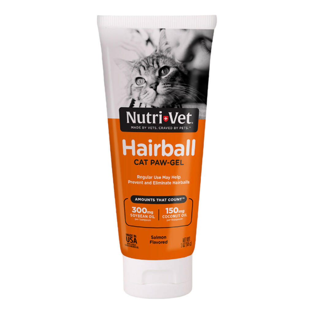 Nutri-Vet Hairball Chicken Flavored Paw-Gel for Cats (3 oz)