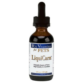 Rx Vitamins LiquiCarn Liquid Heart Supplement for Dogs and Cats (4 oz)