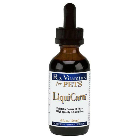 Rx Vitamins LiquiCarn Liquid Heart Supplement for Dogs and Cats (4 oz)