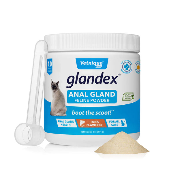 Glandex Feline Powder Anal Gland Supplement, Tuna Flavor (4 oz)