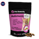 Pet Honesty Multivitamin Supplement Dual Texture Chews for Cats (3.7 oz)