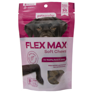 PetsPrefer Flex Max+ Bone & Joint Health Soft Chews for Dogs (30 ct)
