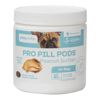 PetsPrefer Pro Pill Pods Peanut Butter Pill Hiding Treats for Dogs, Small (30 ct)