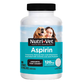 Nutri-Vet Buffered Aspirin for Small Dogs (100 chewable tablets)