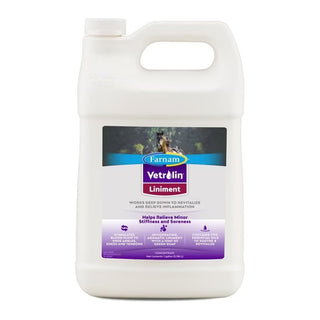 Farnam Vetrolin Linament Muscle & Joint Pain Relief For Horse (Gallon)