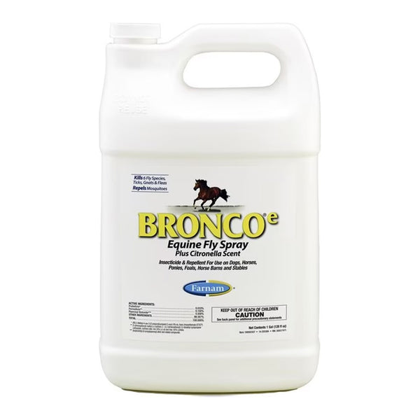 Bronco Equine Fly Spray Plus Citronella Scent (Gallon)