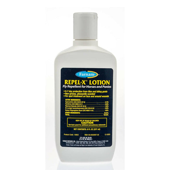 Farnam Repel-X Fly Repellent Lotion for Horses (8 oz)