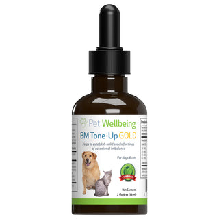 BM tone up gold helps your pup establish solid stools for times of ocassional imbalance