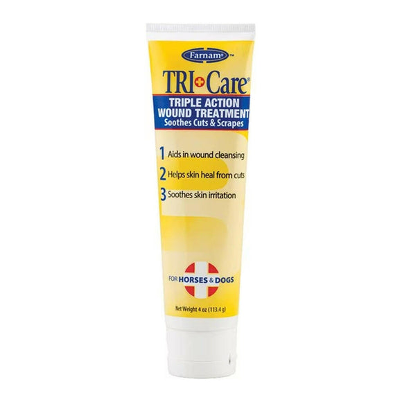 Farnam Tri-Care Triple Action Horse & Dog Wound Treatment (4 oz)