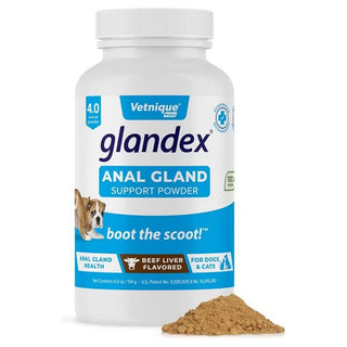Glandex Powder, Beef Liver For Dogs & Cats (4 oz)