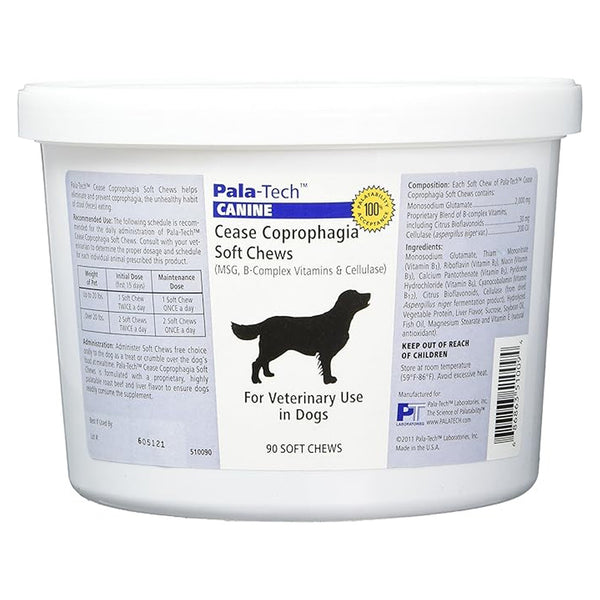Pala-Tech Cease Coprophagia Soft Chews for Dogs (90 chews)