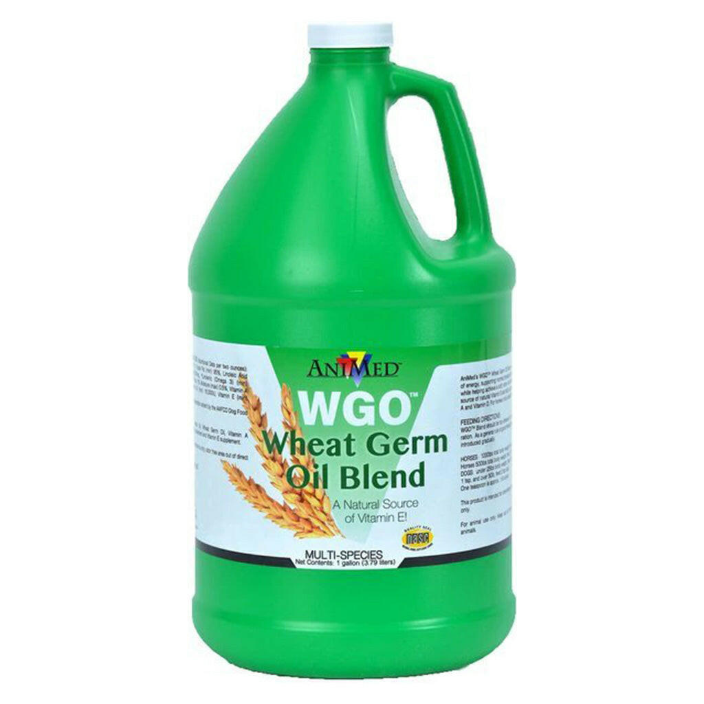 AniMed WGO Wheat Germ Oil Blend LiQuid Supplement for Horses (1 gallon)