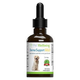 Derma Support Gold for Dogs Healthy Coat, Odor & Itching (2 oz)