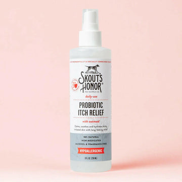 Skout's Honor Daily Use Probiotic Itch Relief Spray For Dogs & Cats (8 oz)