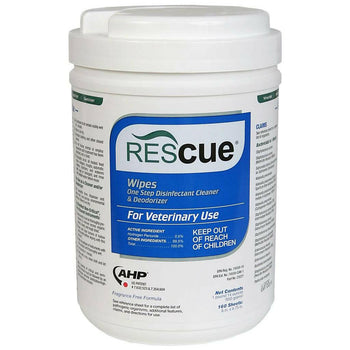 Rescue Disinfectant Wipes 6" x 6.75" (160 ct Canister)