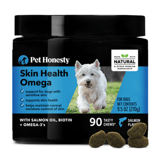 Pet Honesty Skin Health Omega Soft Chews for Dogs (90 ct)