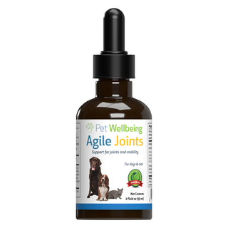 Agile joints for cats by PetWellbeing is made with effective natural ingredients to help with cat joint health