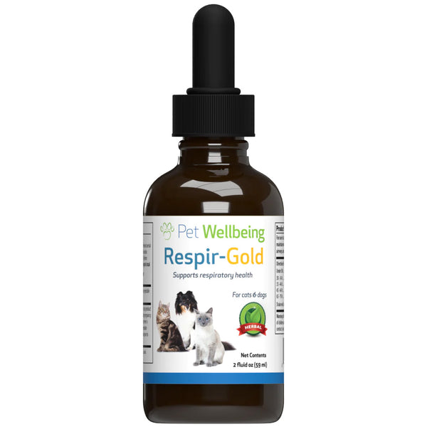 Respir Gold for cat breathing issues is made with natural ingredients