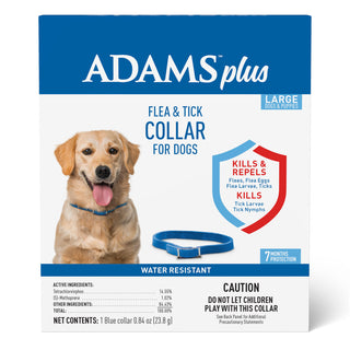 Adams Plus Flea and Tick Collar for Large Dogs