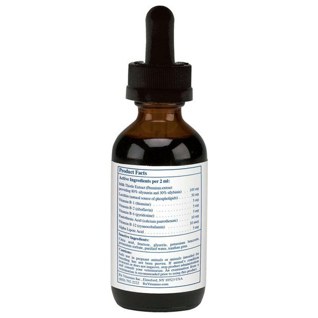 Rx Vitamins Liquid Hepato Support - Bacon Flavor