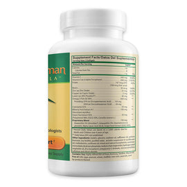 Supplement Facts of Ocu-GLO Human Vision Formula Eye Support Supplement